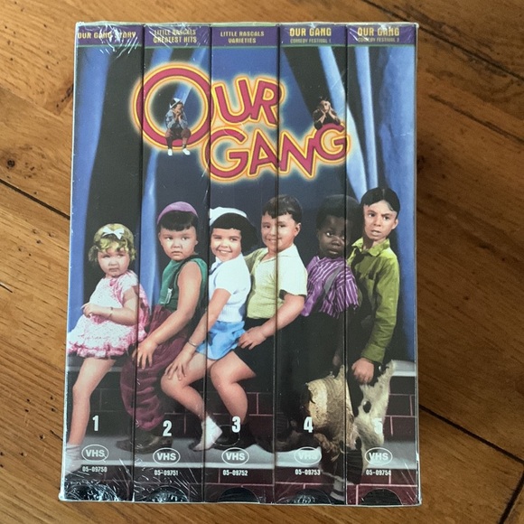 Little Rascals Our Gang Vintage Collectors Series 5 Pack VHS Video Box Set NWT - Picture 2 of 7